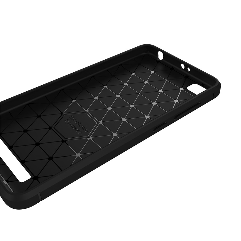 Protectores para celular  para Xiaomi  Redmi 5a Funda de tpu fibra de carbono Negro