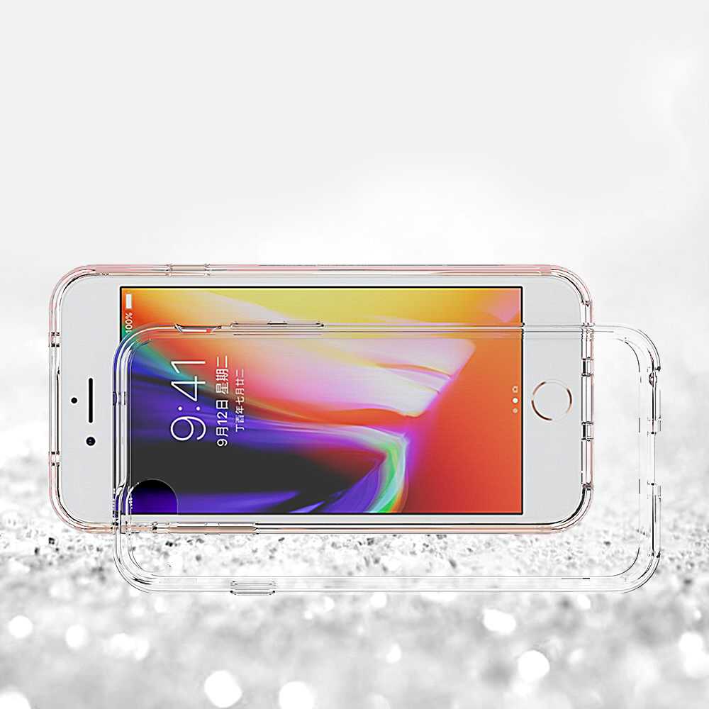 Protectores para celular  para Apple  iPhone 7 / 8 Funda de acr�lico y tpu Transparente