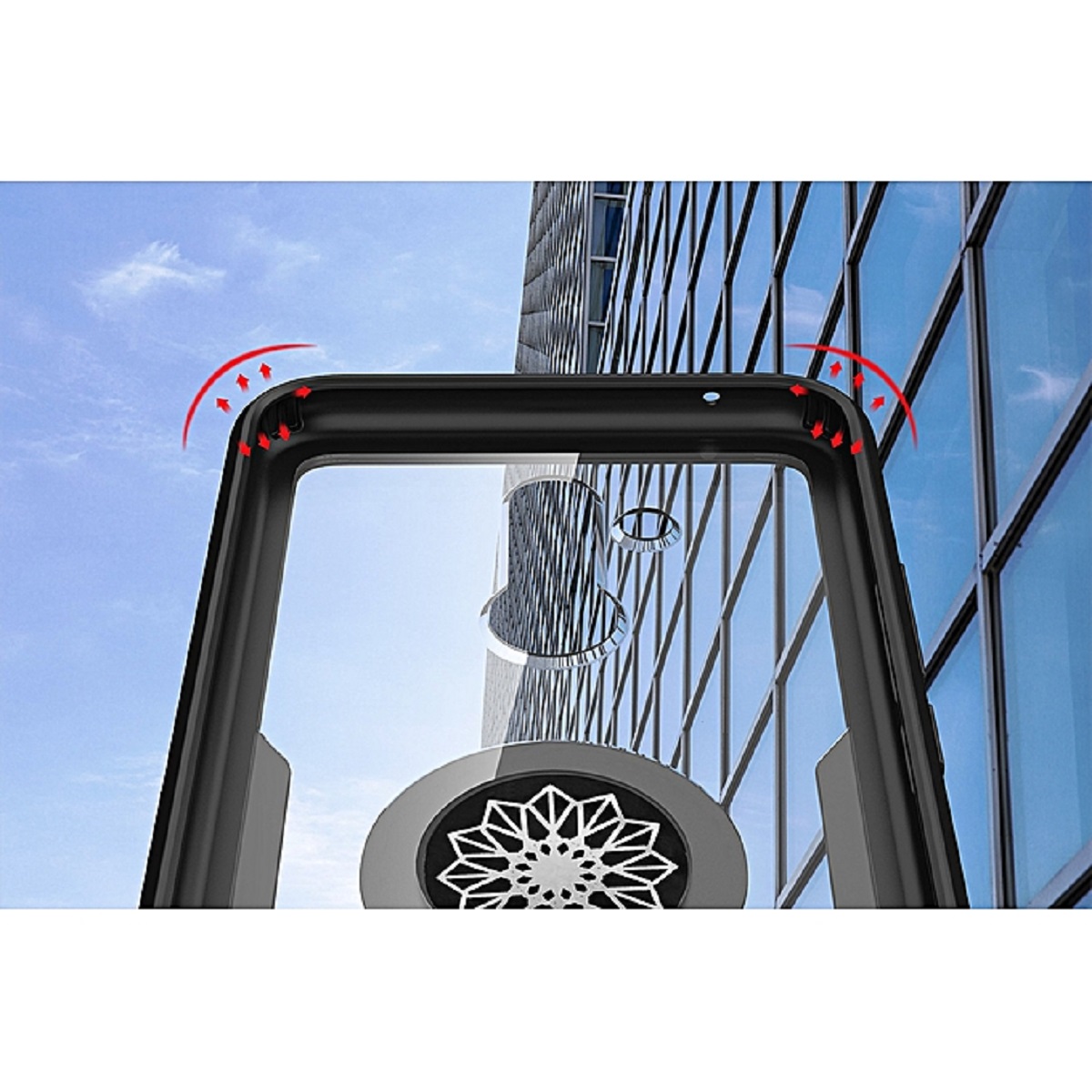 Protectores para celular  para Huawei  Mate 20 Lite Funda de acr�lico con anillo Negro