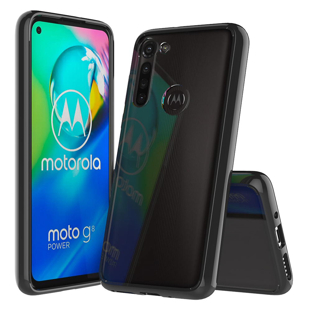 Protectores para celular  para Motorola  Moto G8 Power Funda de acr�lico y tpu Negro