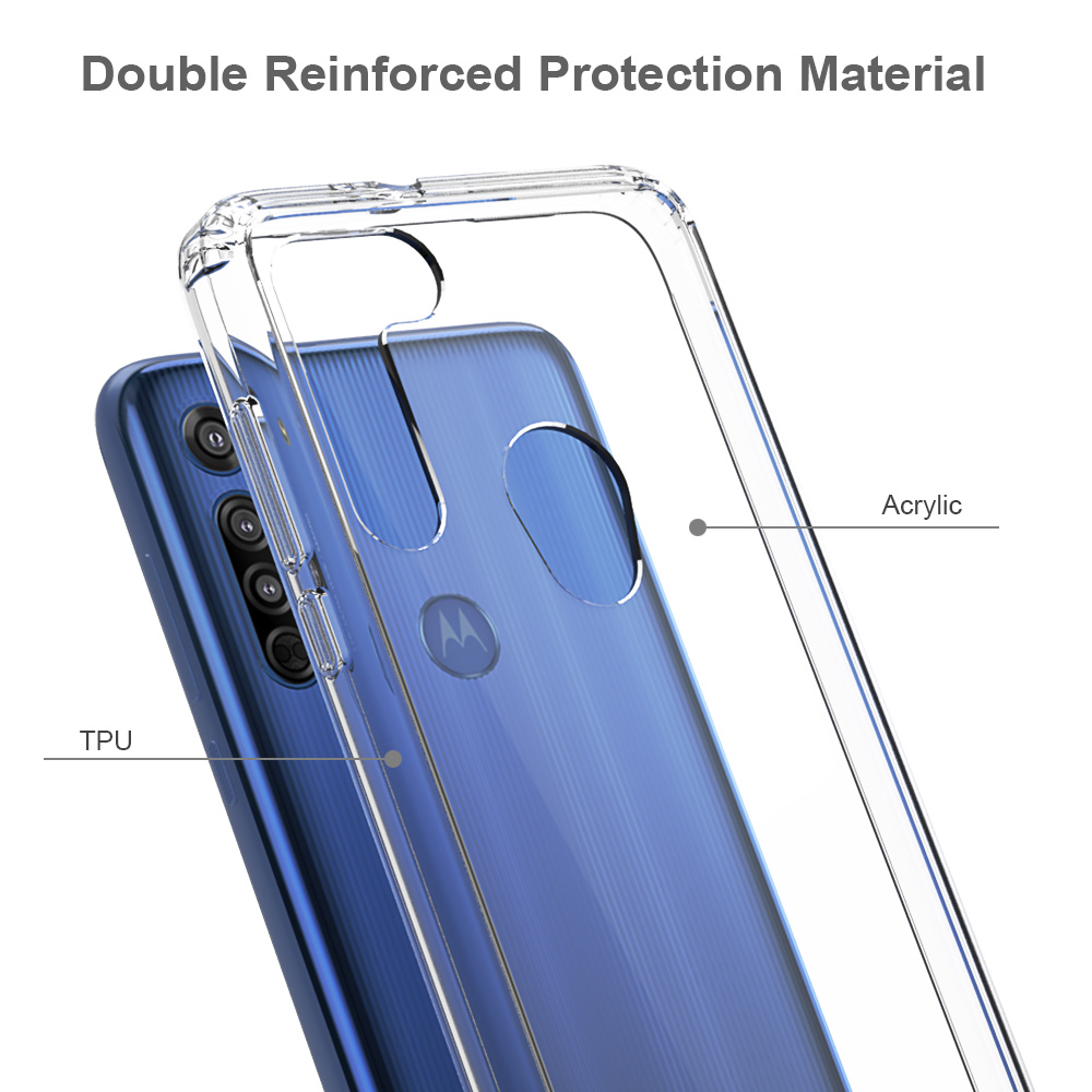 Protectores para celular  para Motorola  Moto G8 Funda de acr�lico y tpu Transparente