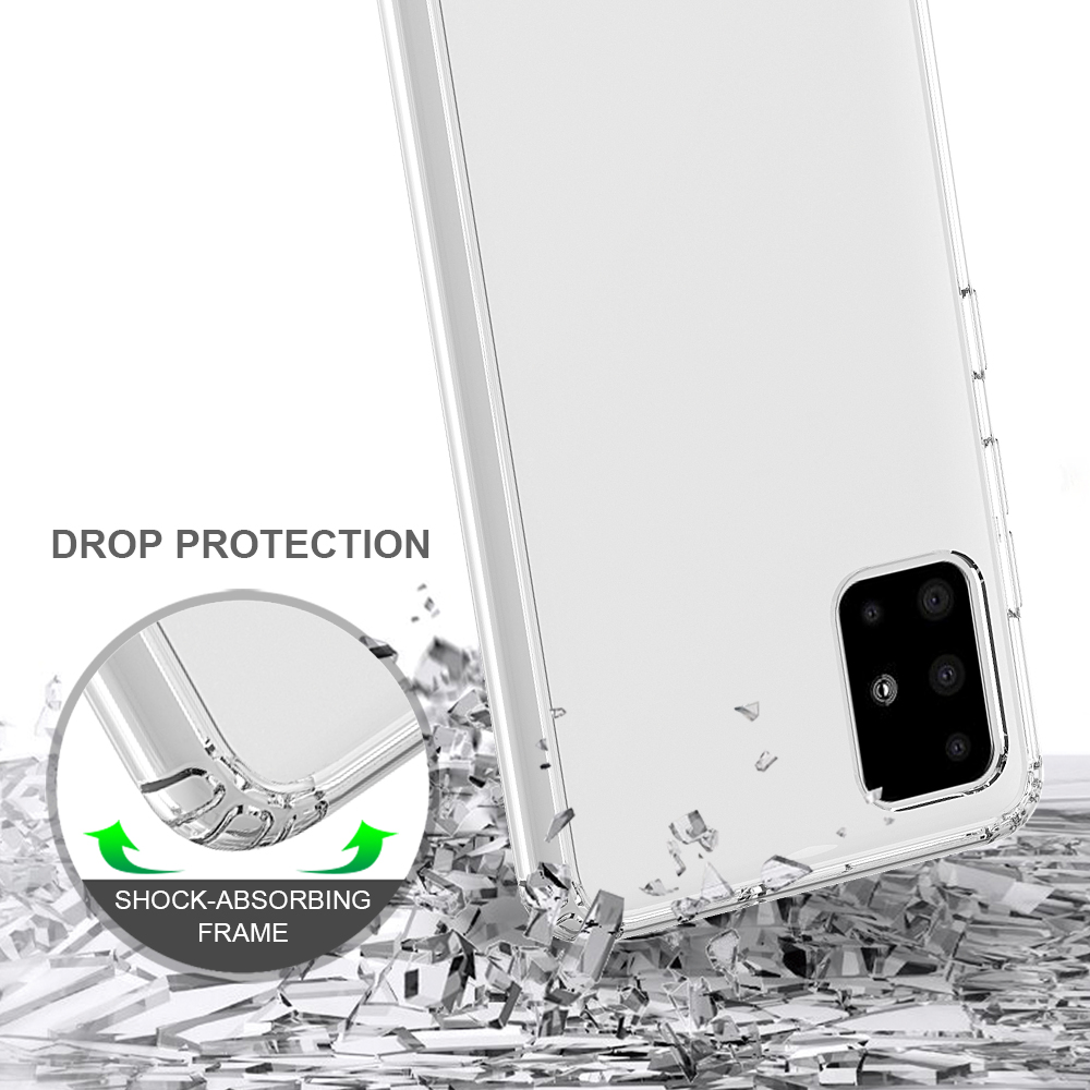 Protectores para celular  para Samsung  A51 Funda de acr�lico y tpu Transparente