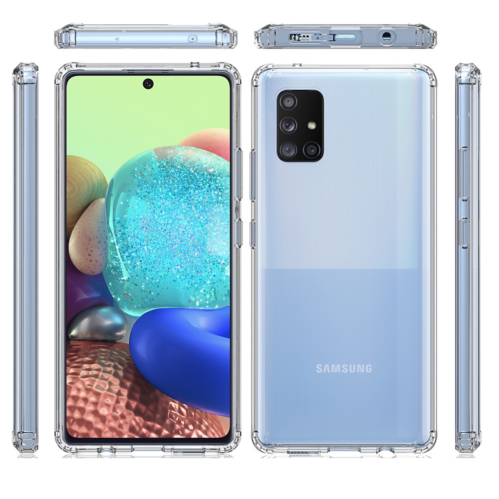 Protectores para celular  para Samsung  A71 Funda de acr�lico y tpu Transparente