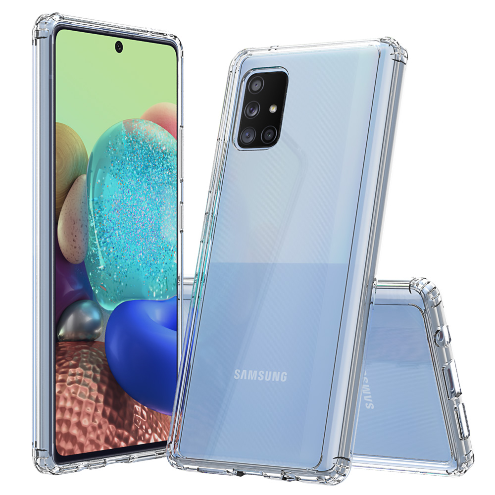 Protectores para celular  para Samsung  A71 Funda de acr�lico y tpu Transparente