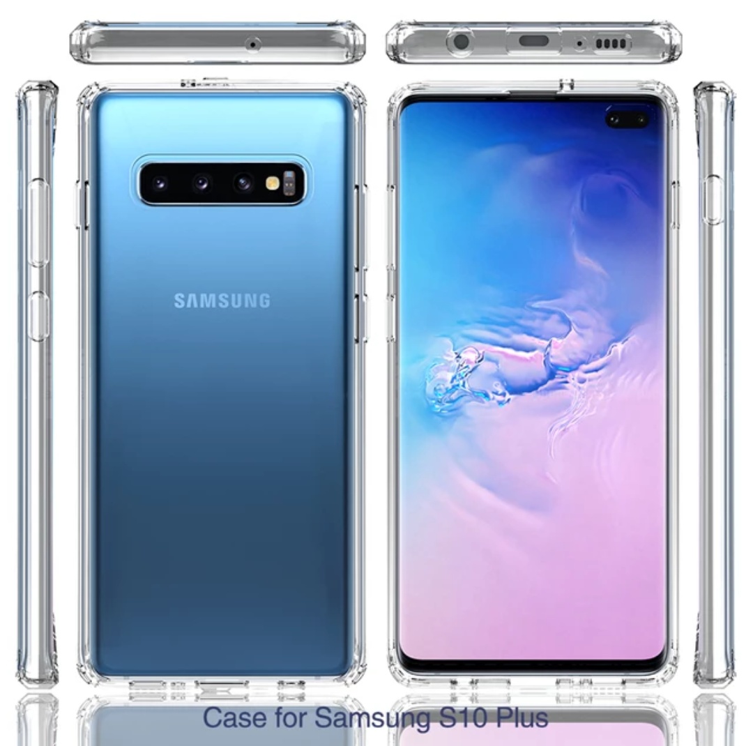 Protectores para celular  para Samsung  S10 Plus Funda de acr�lico y tpu Transparente