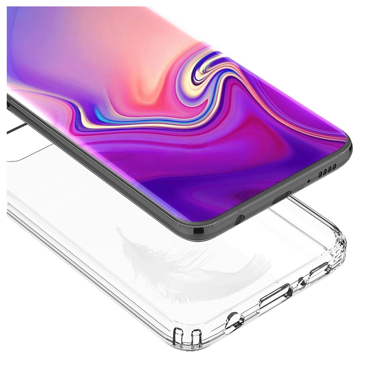 Protectores para celular  para Samsung  S10e Funda de acr�lico y tpu Transparente