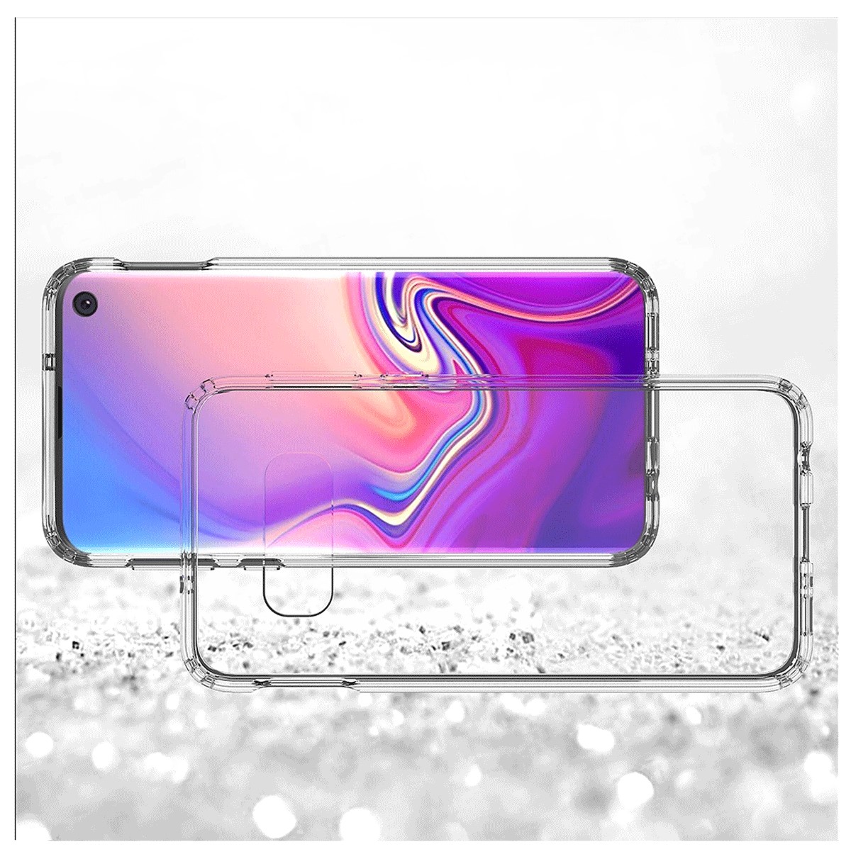 Protectores para celular  para Samsung  S10e Funda de acr�lico y tpu Transparente