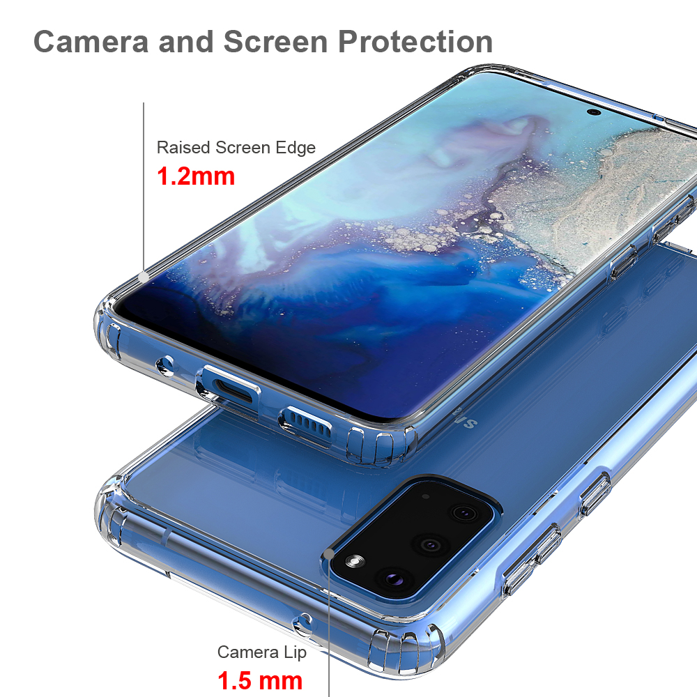 Protectores para celular  para Samsung  S20 Funda de acr�lico y tpu Transparente