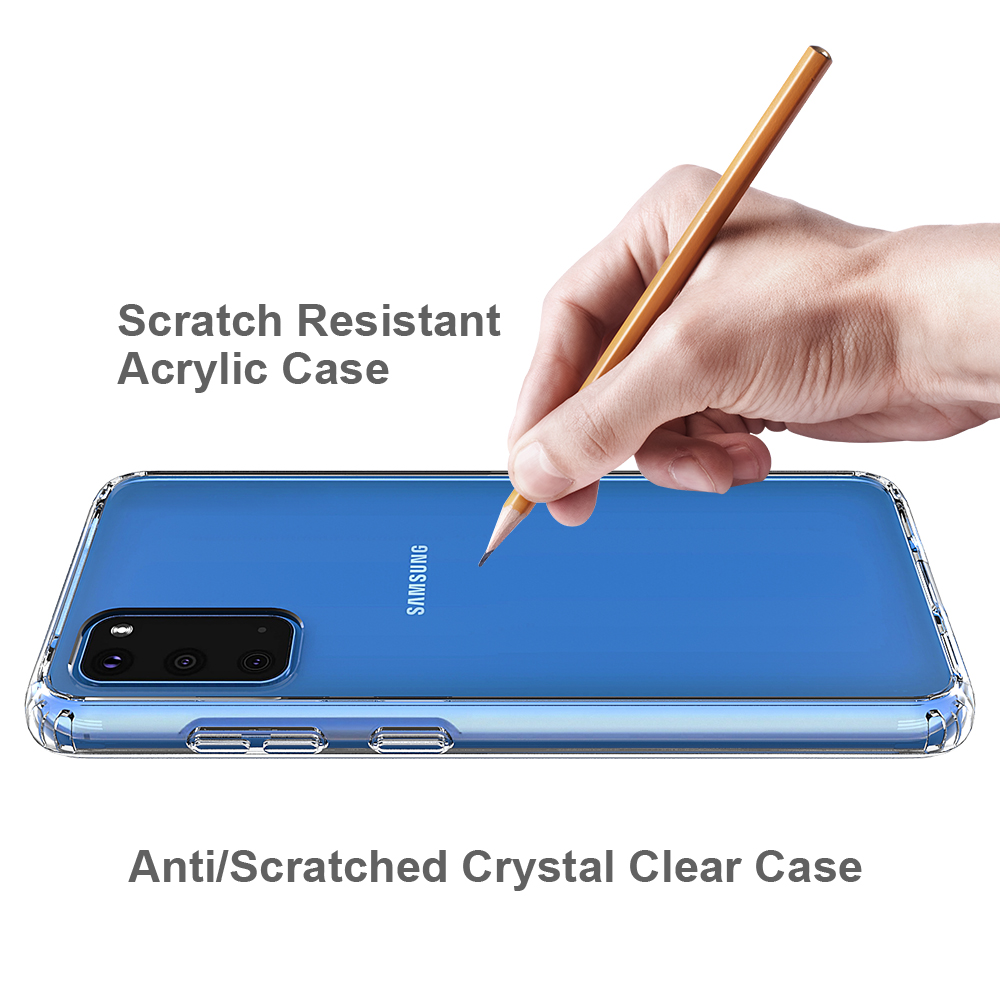 Protectores para celular  para Samsung  S20 Funda de acr�lico y tpu Transparente