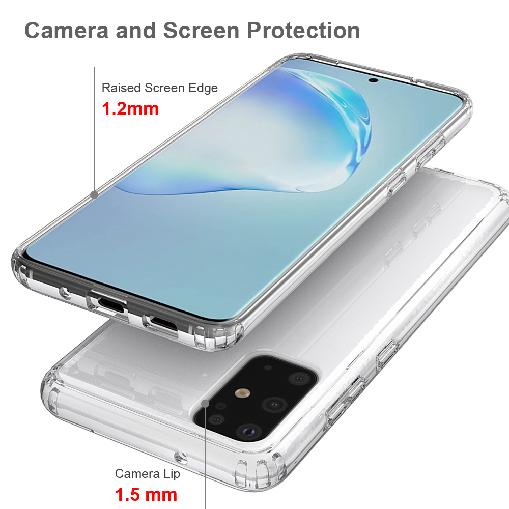 Protectores para celular  para Samsung  S20 Plus Funda de acr�lico y tpu Transparente