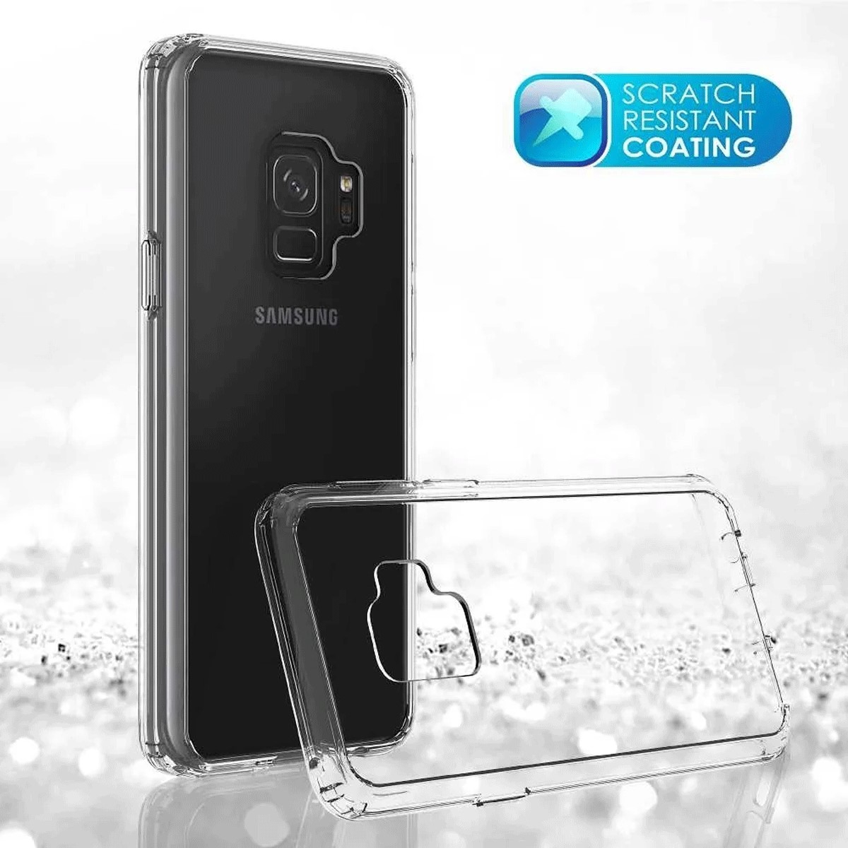 Protectores para celular  para Samsung  S9 Funda de acr�lico y tpu Transparente