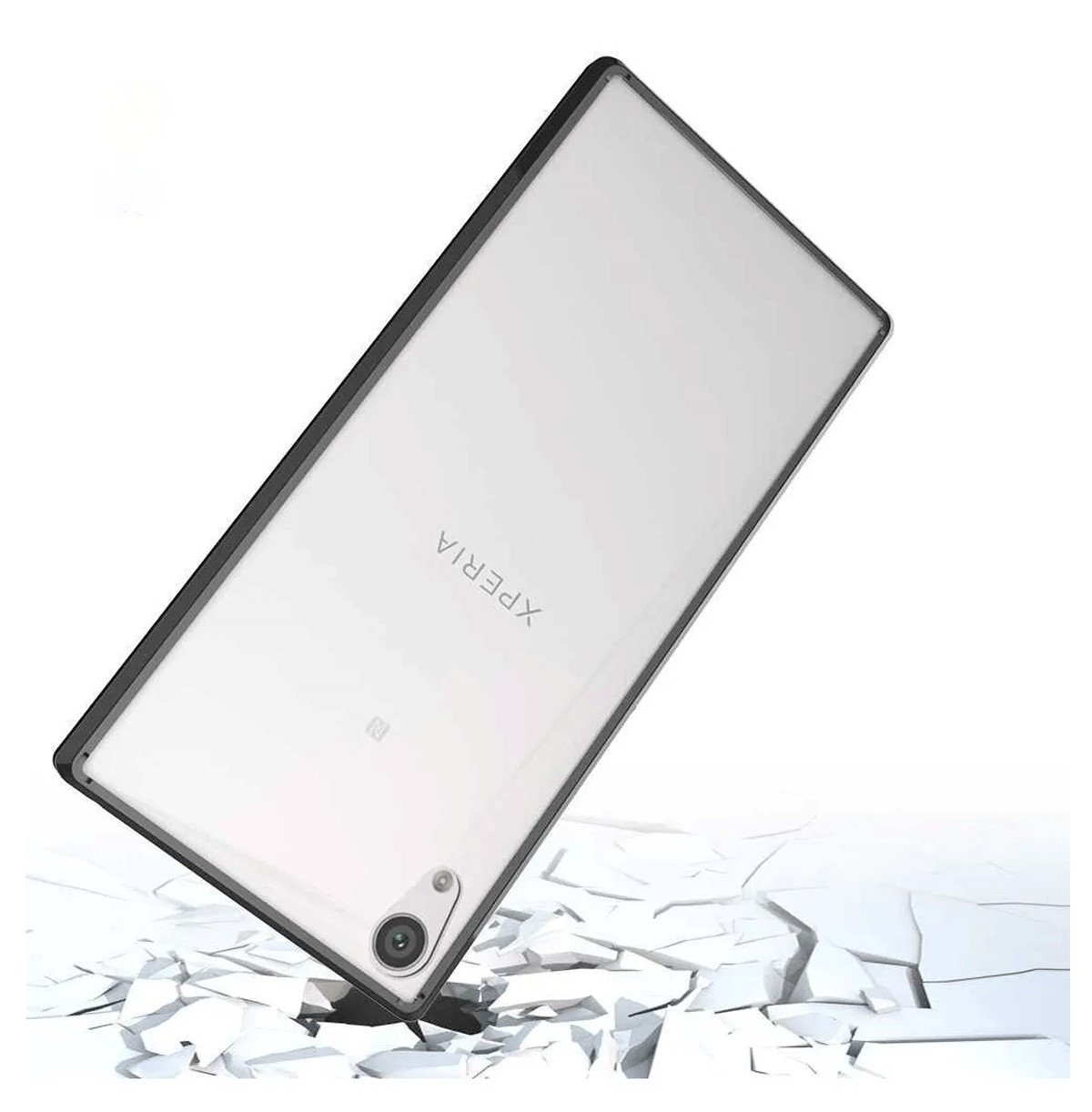 Protectores para celular  para Sony  Xperia Xa1 Ultra Funda de acr�lico y tpu Negro