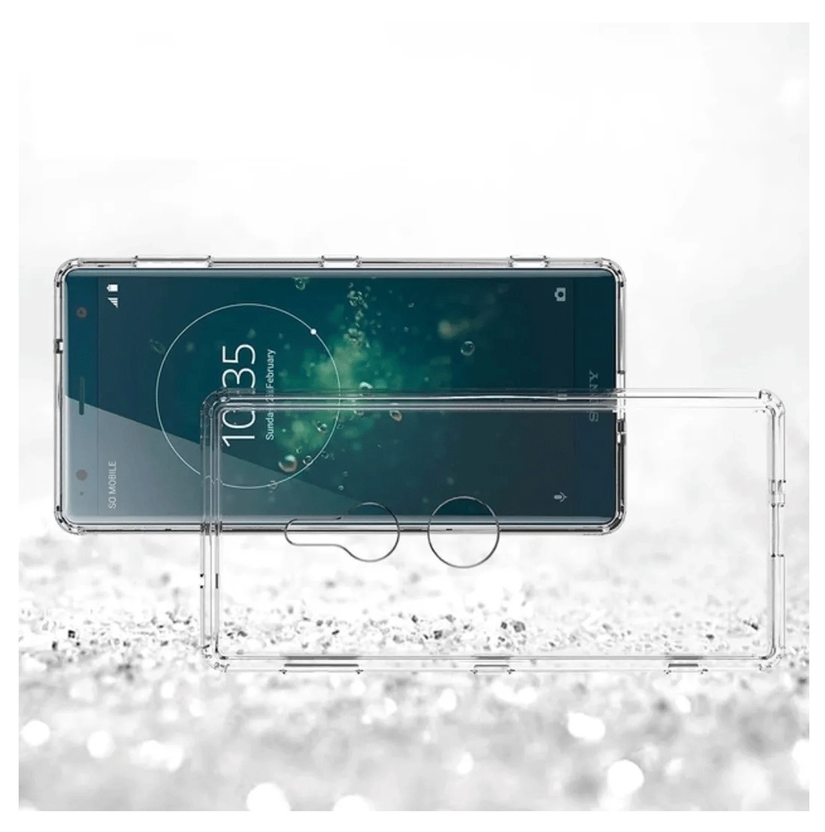 Protectores para celular  para Sony  Xperia XZ2 Funda de acr�lico y tpu Transparente
