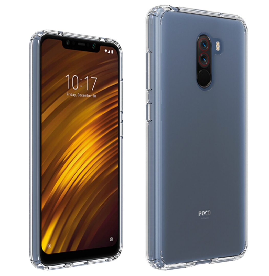 Protectores para celular  para Xiaomi  Pocophone F1 Funda de acr�lico y tpu Transparente