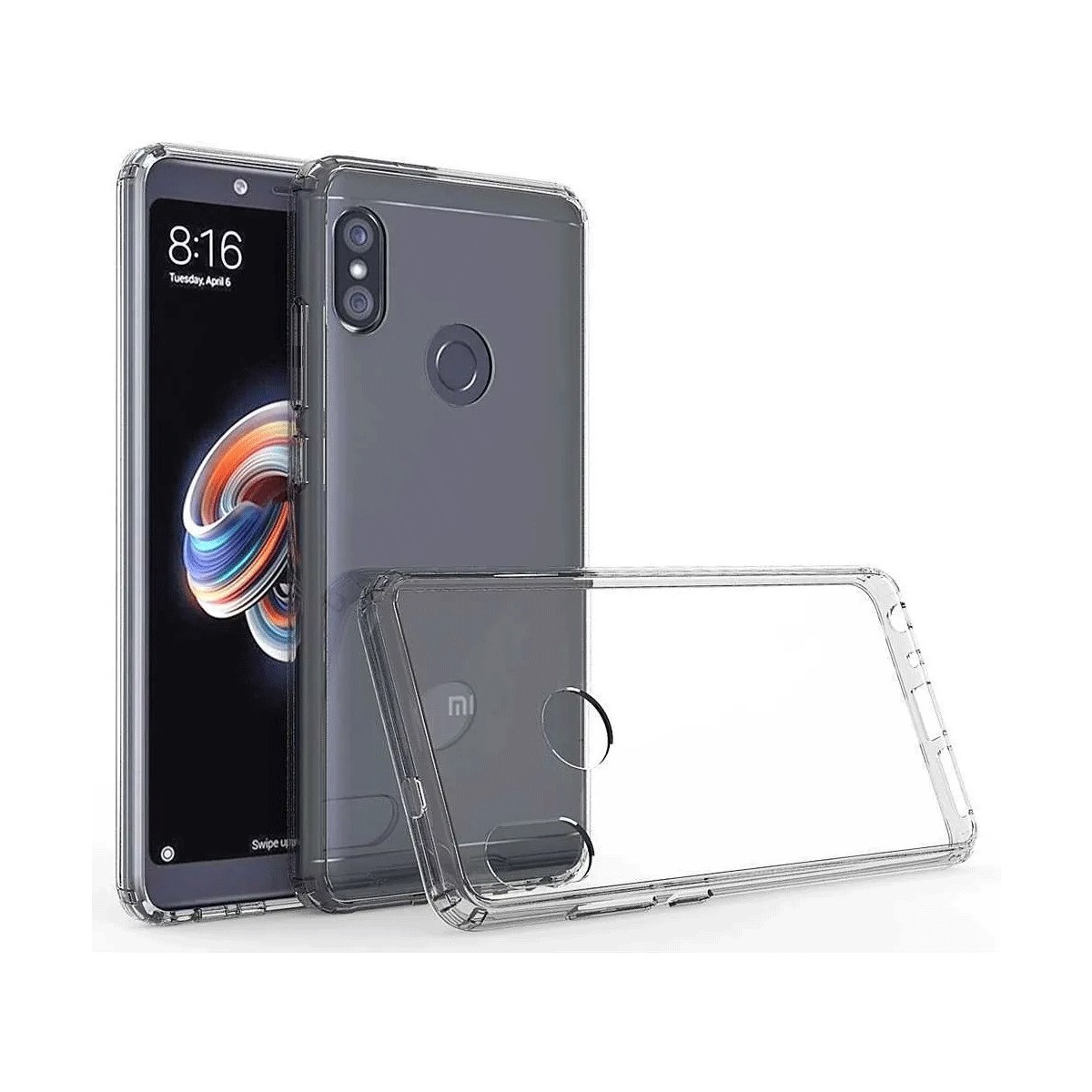 Protectores para celular  para Xiaomi  Redmi Note 5 Pro Funda de acr�lico y tpu Transparente