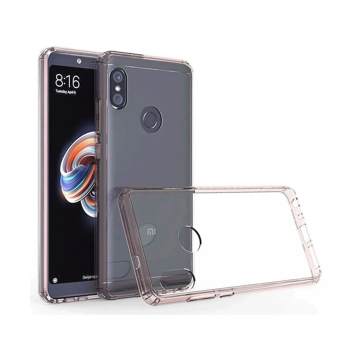 Protectores para celular  para Xiaomi  Redmi Note 5 Pro Funda de acr�lico y tpu Rosa