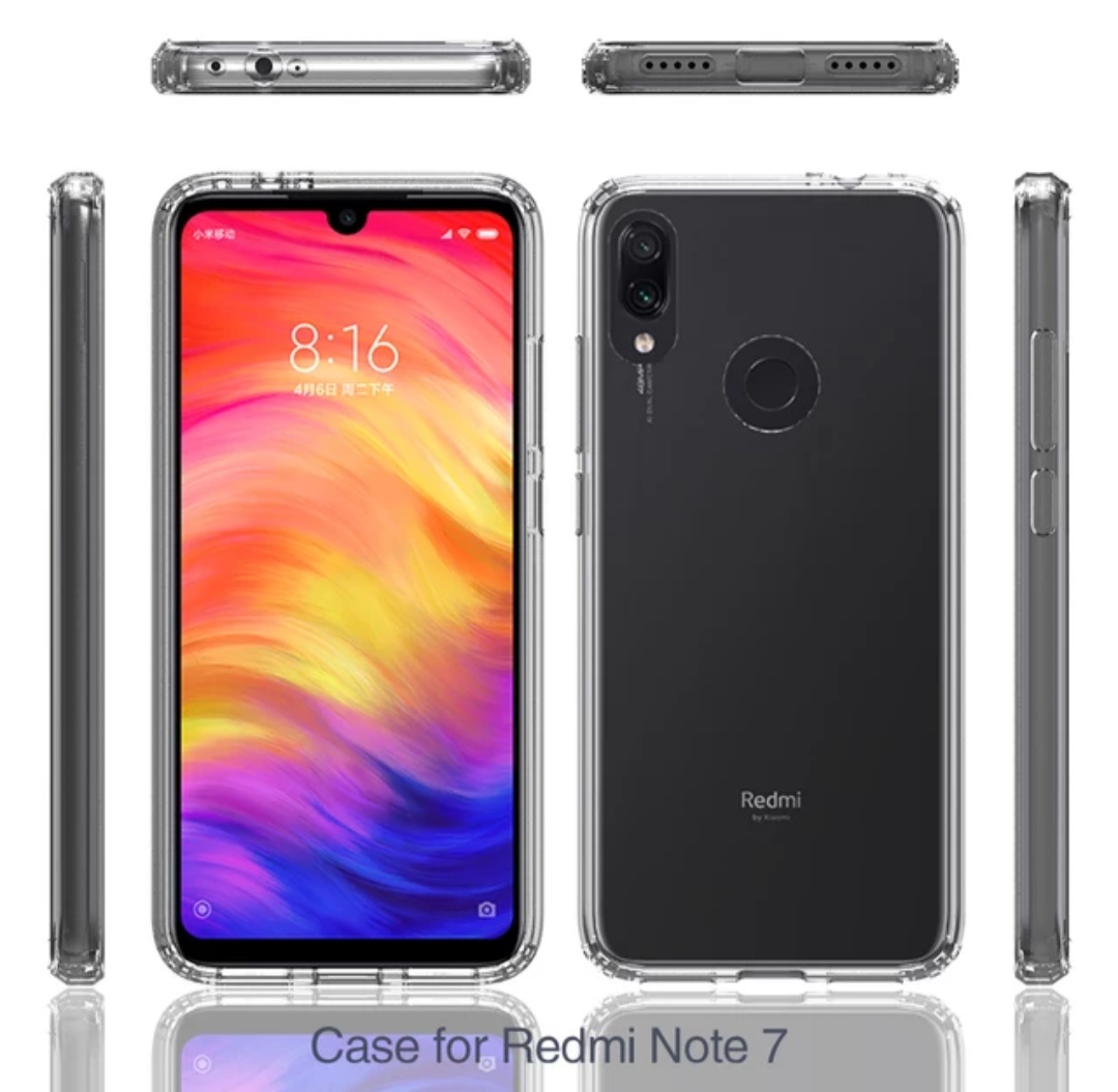 Protectores para celular  para Xiaomi  Redmi Note 7 Funda de acr�lico y tpu Transparente