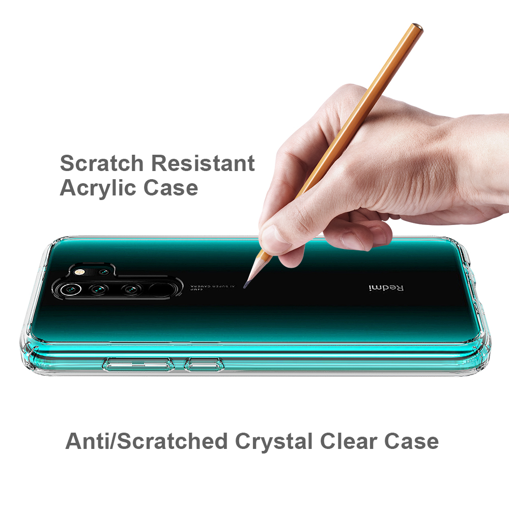 Protectores para celular  para Xiaomi  Redmi Note 8 Pro Funda de acr�lico y tpu Transparente