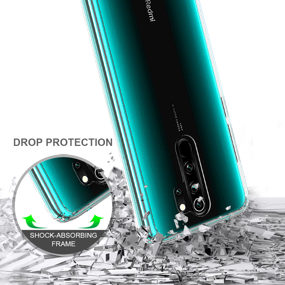 Protectores para celular  para Xiaomi  Redmi Note 8 Pro Funda de acr�lico y tpu Transparente