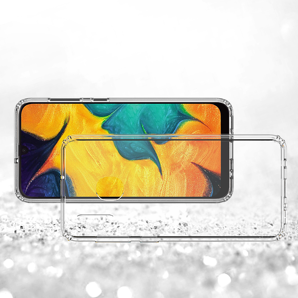 Protectores para celular  para Samsung  A30 Funda de acr�lico y tpu Transparente