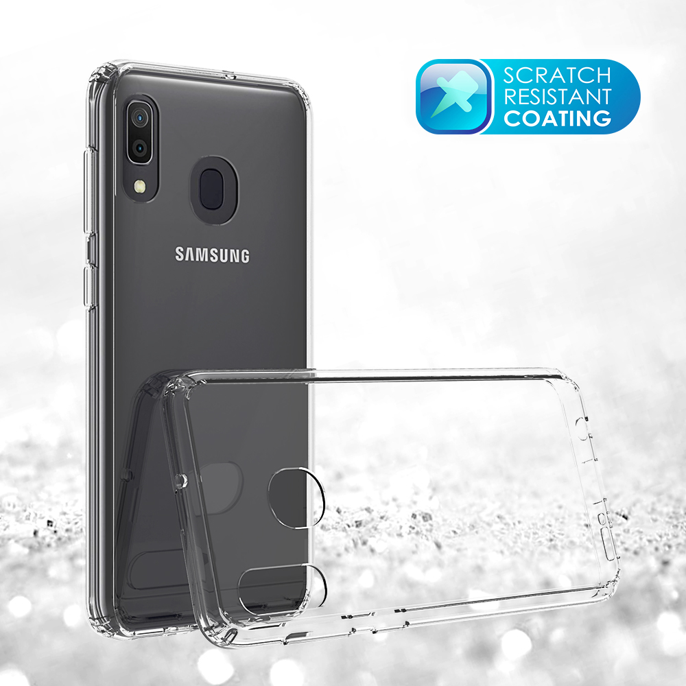 Protectores para celular  para Samsung  A30 Funda de acr�lico y tpu Transparente