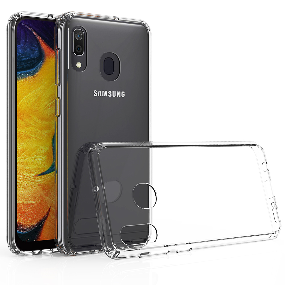 Protectores para celular  para Samsung  A30 Funda de acr�lico y tpu Transparente