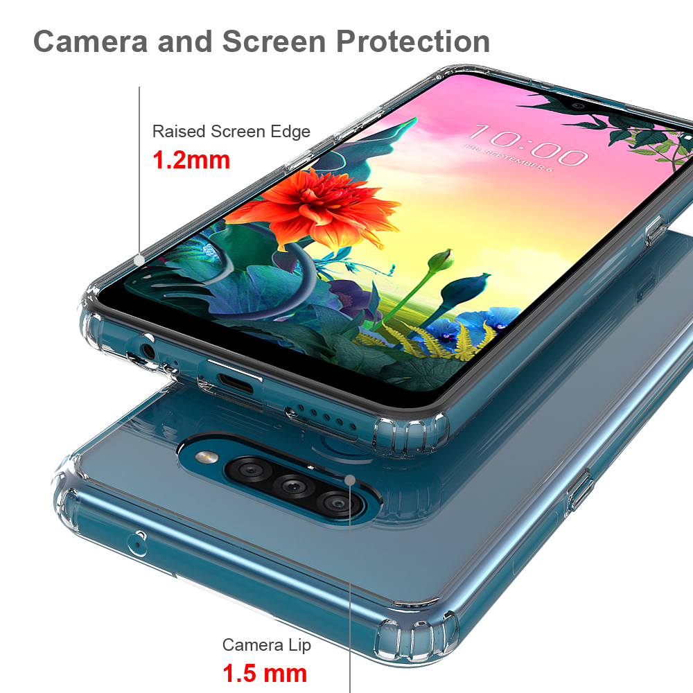 Protectores para celular  para Lg  K50s Funda de acr�lico y tpu Transparente