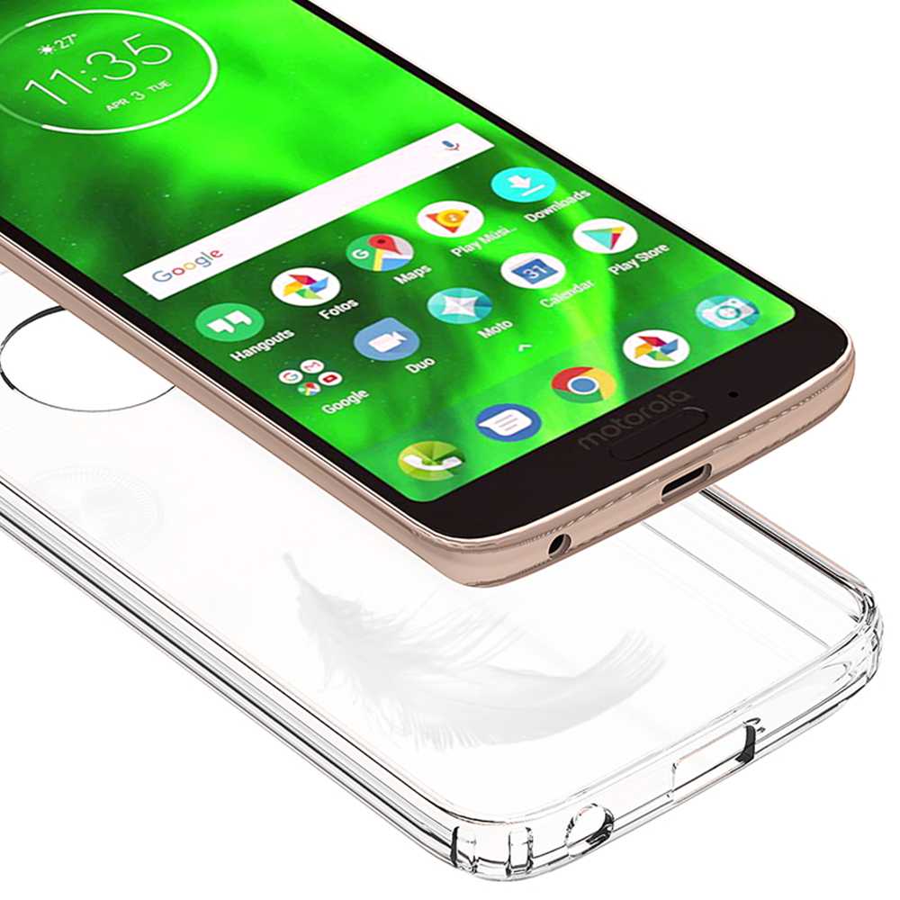 Protectores para celular  para Motorola  MOTO G6 Funda de acr�lico y tpu Transparente