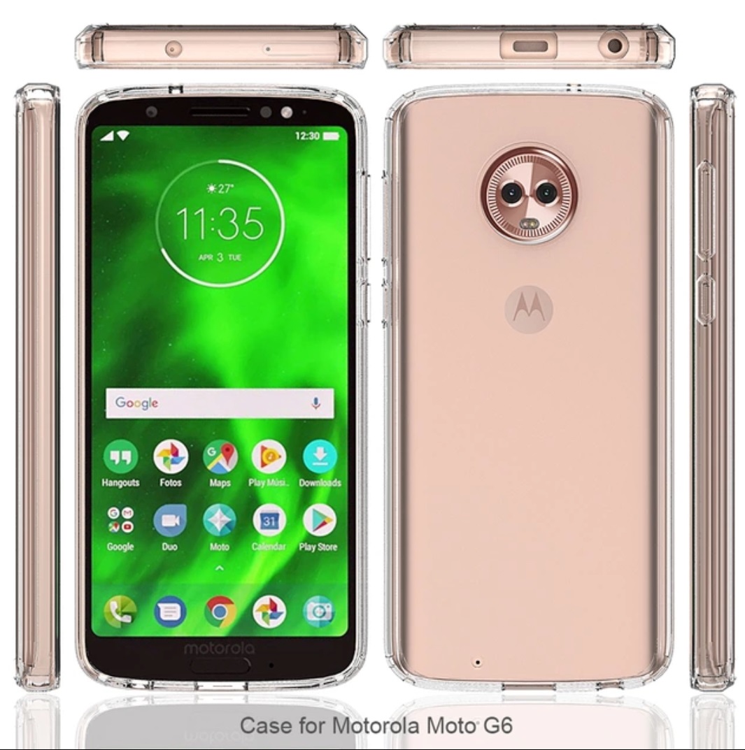 Protectores para celular  para Motorola  MOTO G6 Funda de acr�lico y tpu Transparente