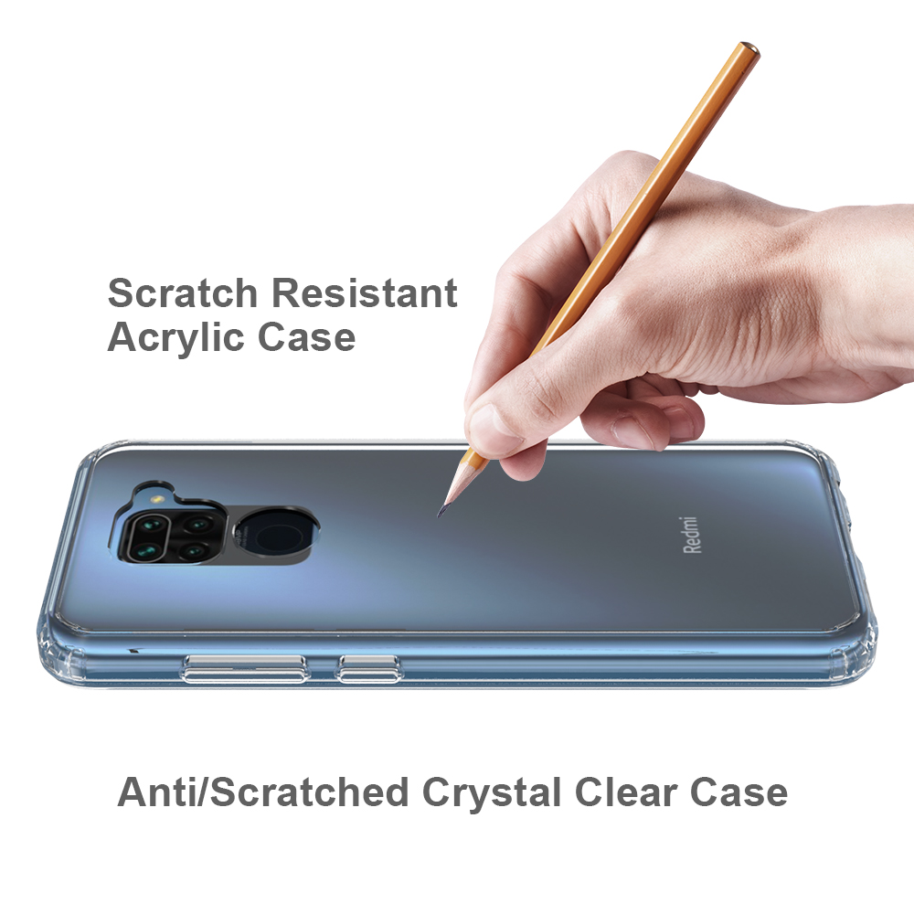 Protectores para celular  para Xiaomi  Redmi Note 9 Funda de acr�lico y tpu Transparente