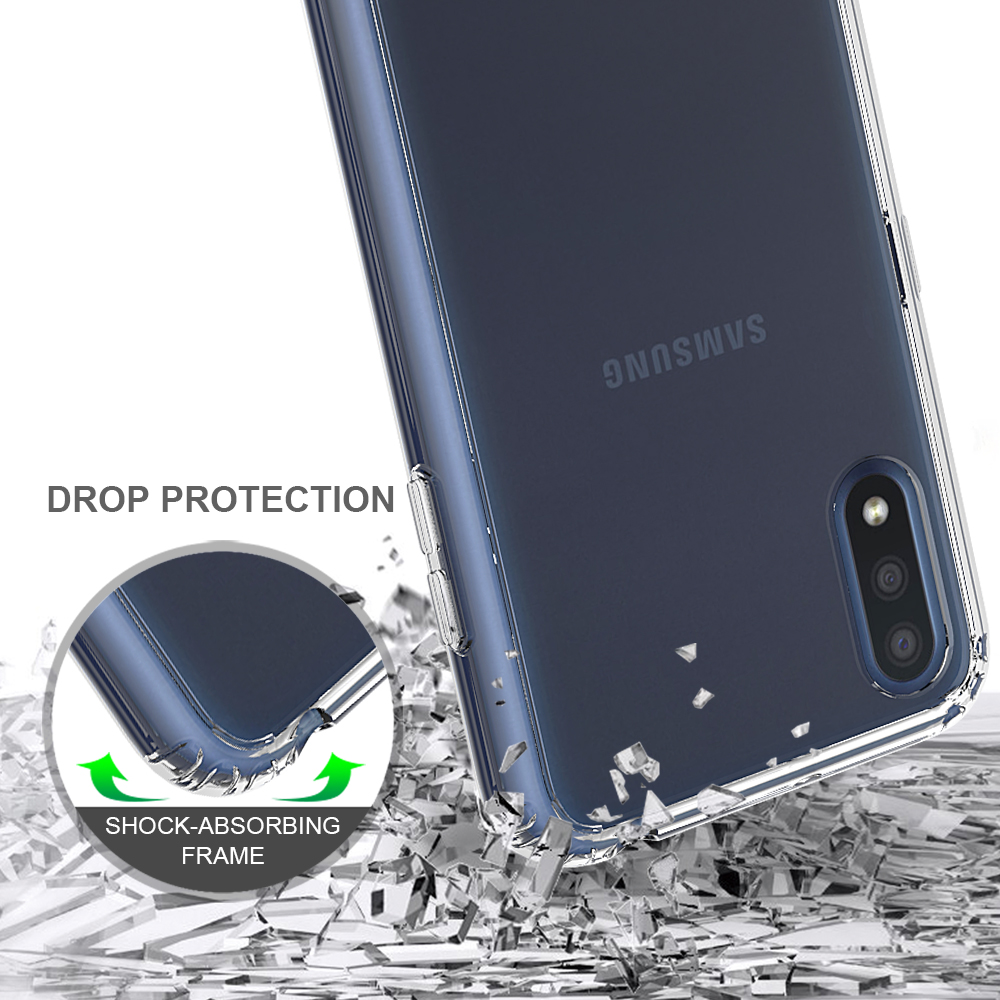 Protectores para celular  para Samsung  A01 Funda de acr�lico y tpu Transparente