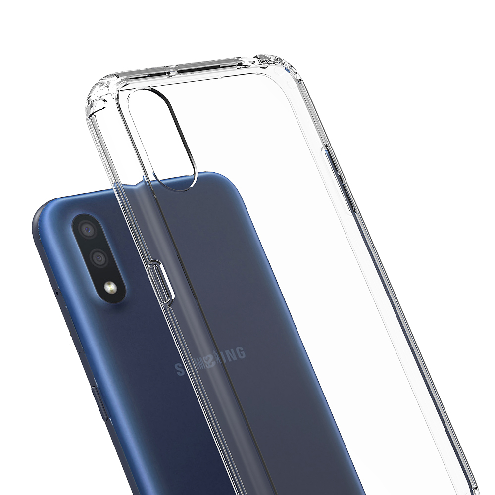 Protectores para celular  para Samsung  A01 Funda de acr�lico y tpu Transparente
