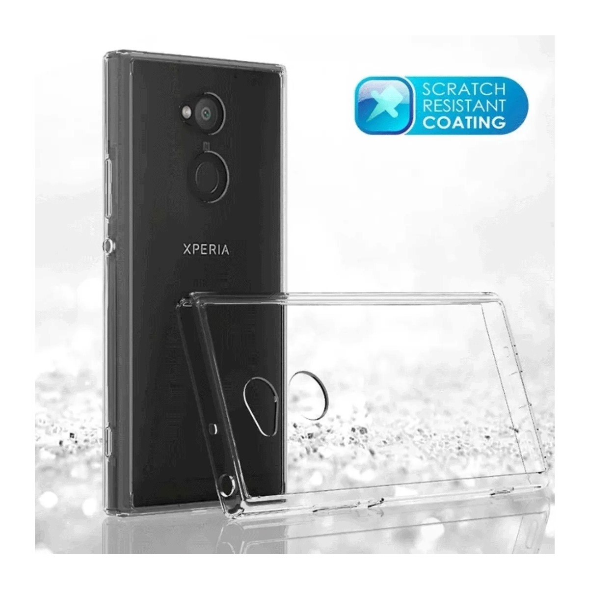 Protectores para celular  para Sony  Xperia Xa2 Ultra Funda de acr�lico y tpu Transparente
