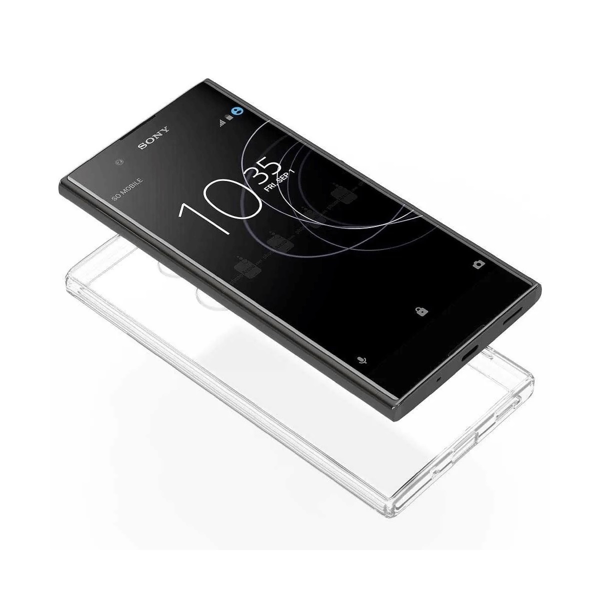 Protectores para celular  para Sony  Xperia Xa2 Ultra Funda de acr�lico y tpu Transparente