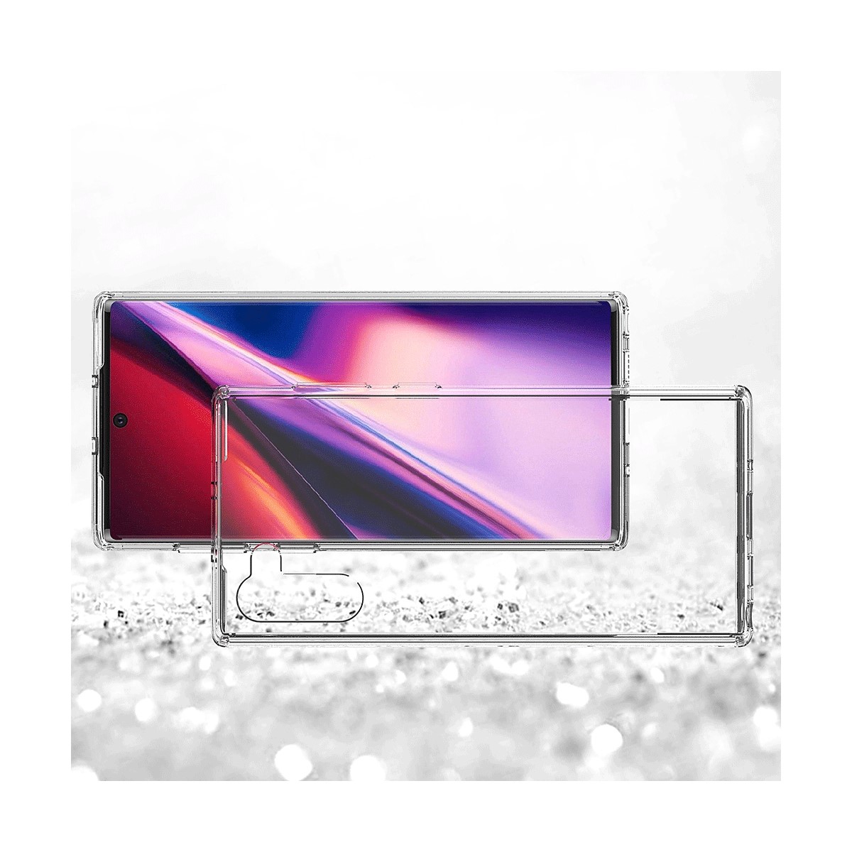 Protectores para celular  para Samsung  Note 10 Funda de acr�lico y tpu Transparente