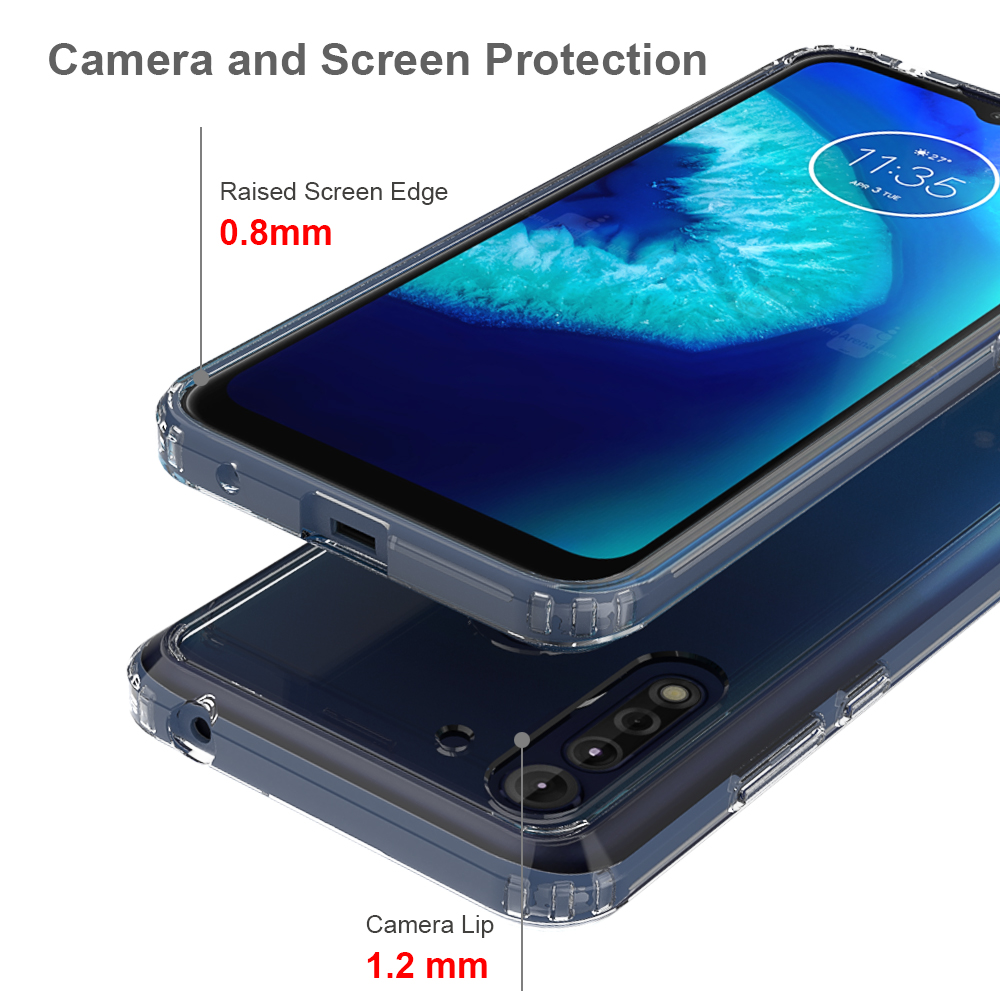Protectores para celular  para Motorola  Moto G8 Power Lite Funda de acr�lico y tpu Transparente