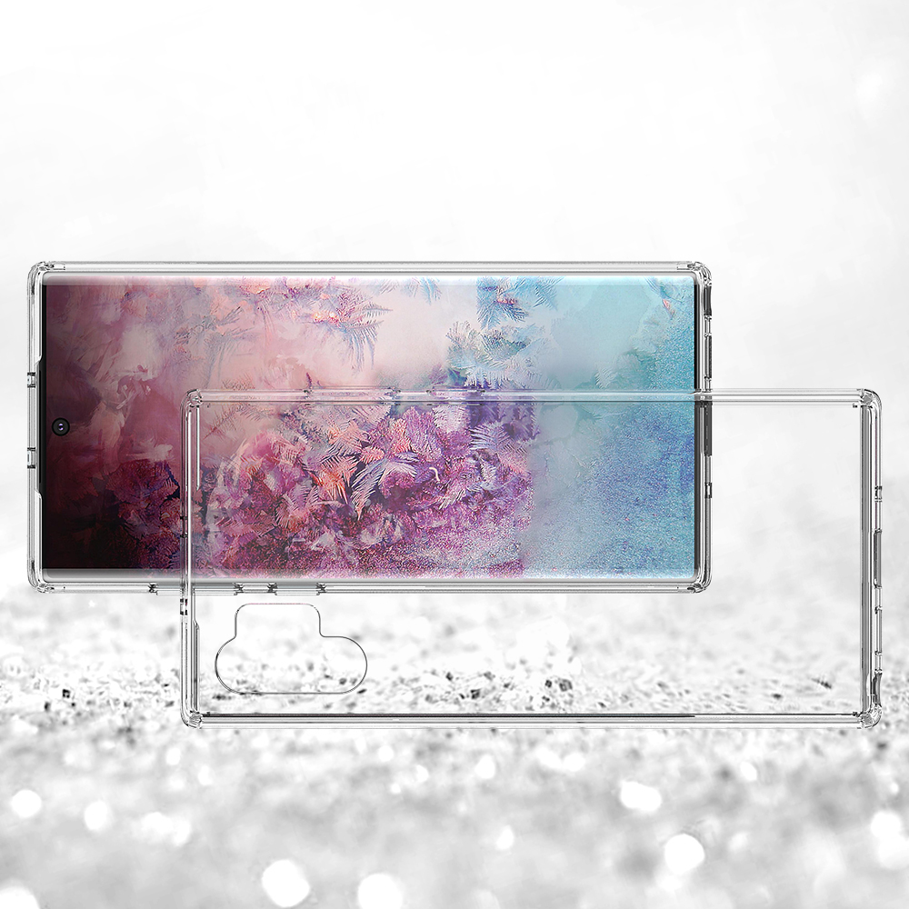Protectores para celular  para Samsung  Note 10 Plus Funda de acr�lico y tpu Transparente