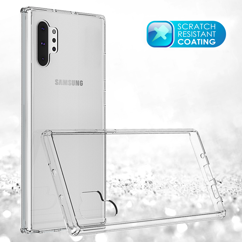Protectores para celular  para Samsung  Note 10 Plus Funda de acr�lico y tpu Transparente