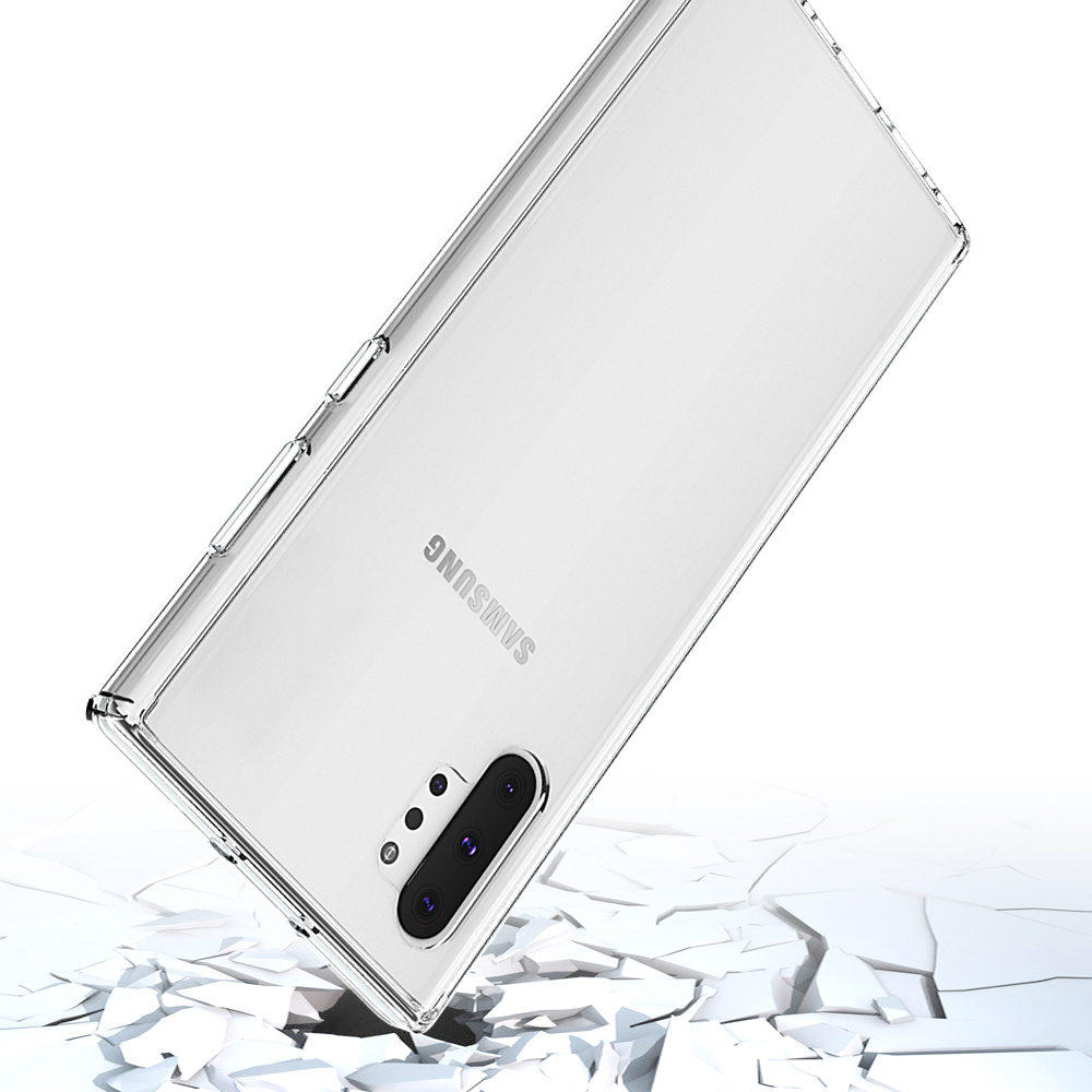 Protectores para celular  para Samsung  Note 10 Plus Funda de acr�lico y tpu Transparente
