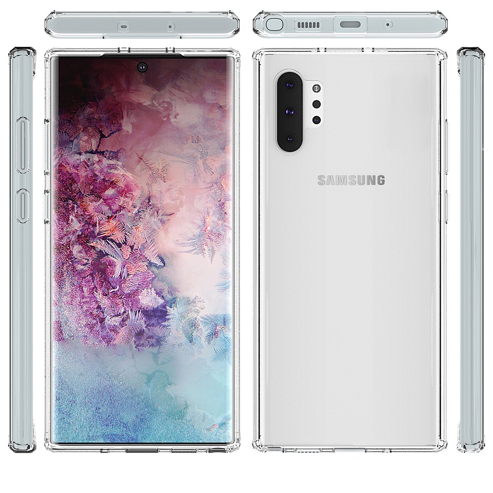 Protectores para celular  para Samsung  Note 10 Plus Funda de acr�lico y tpu Transparente