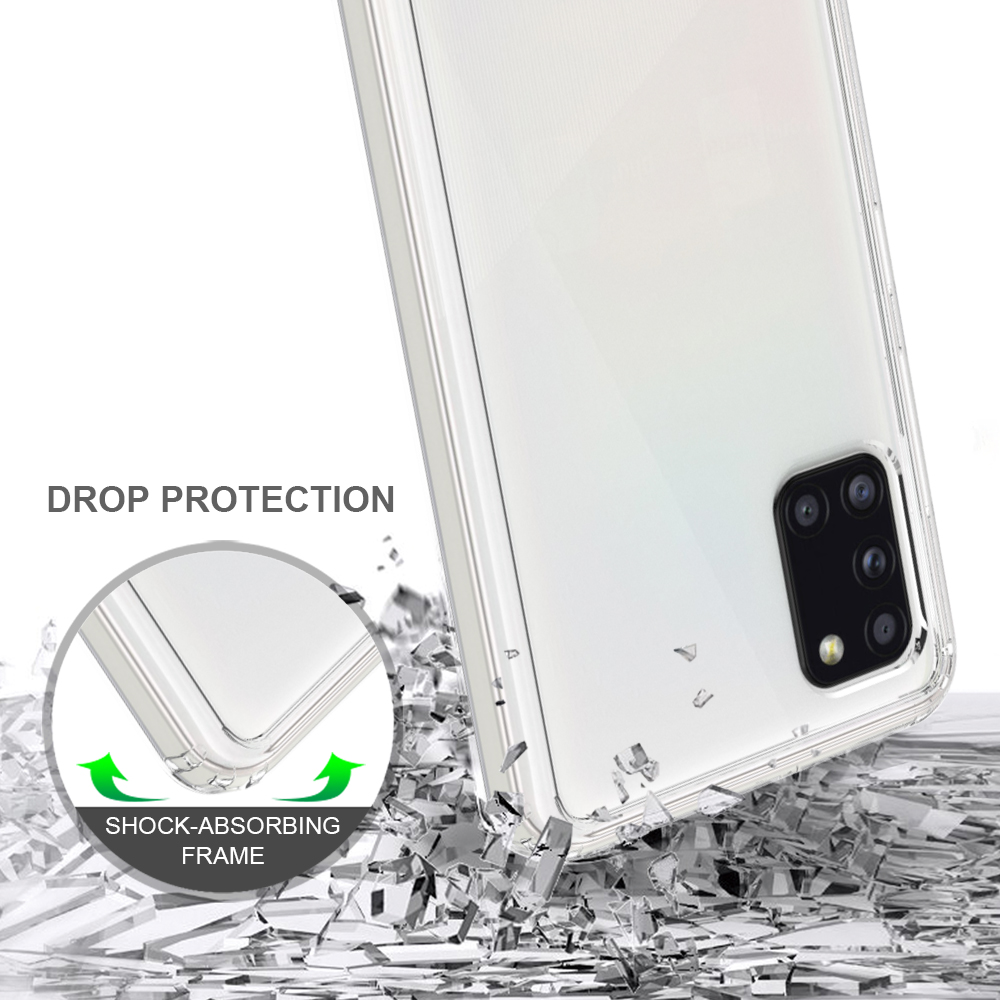 Protectores para celular  para Samsung  A31 Funda de acr�lico y tpu Transparente