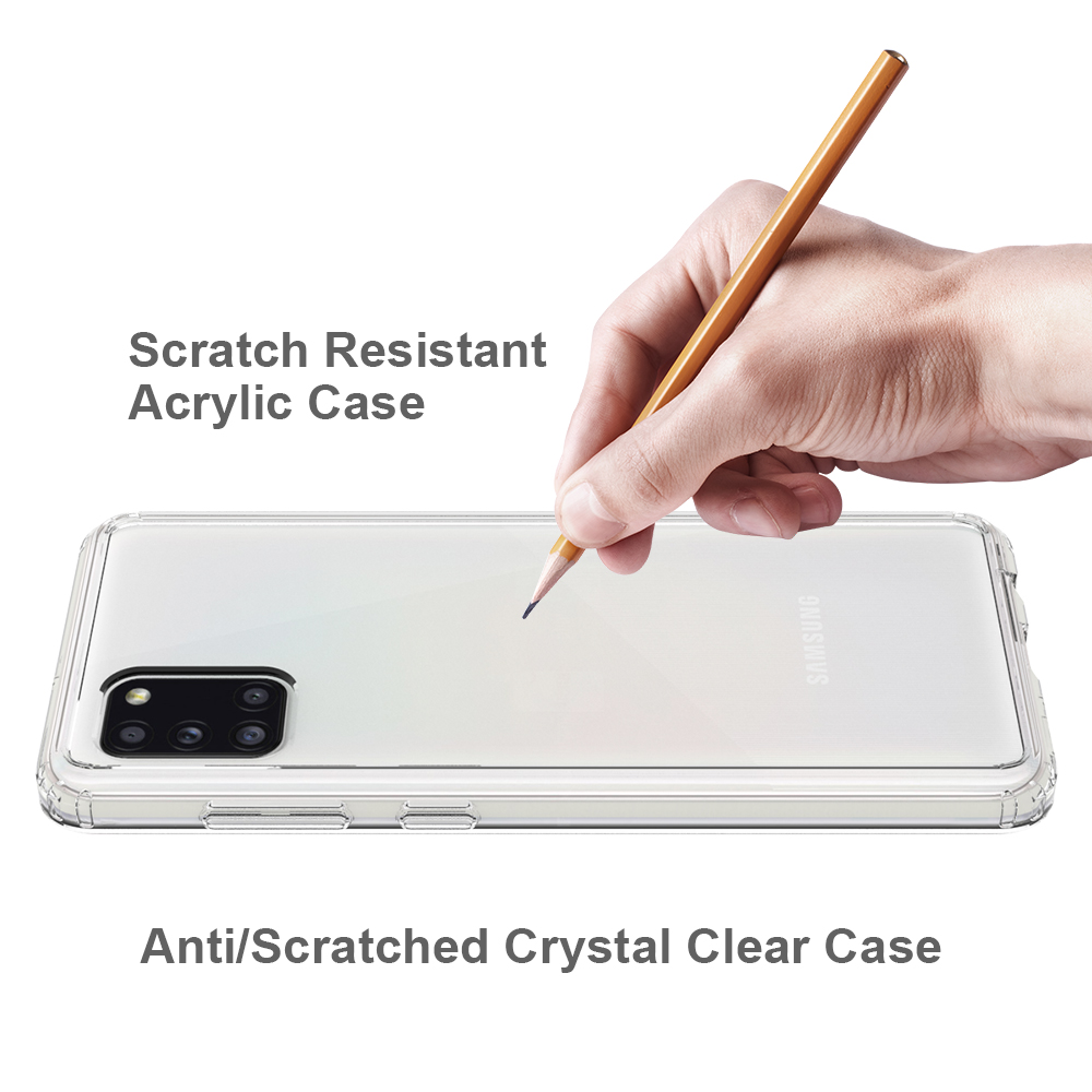 Protectores para celular  para Samsung  A31 Funda de acr�lico y tpu Transparente
