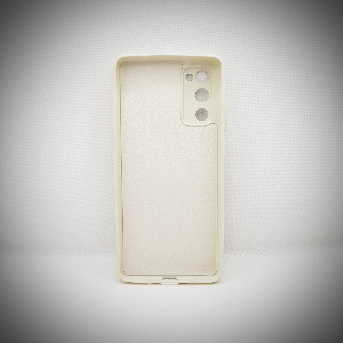 Protectores para celular  para Samsung  S20 Fe Funda de tpu con felpa Blanco