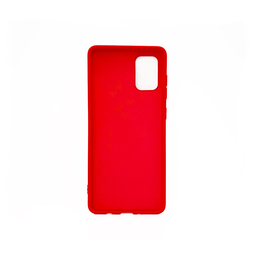 Protectores para celular  para Samsung  A71 Funda de tpu con felpa Rojo