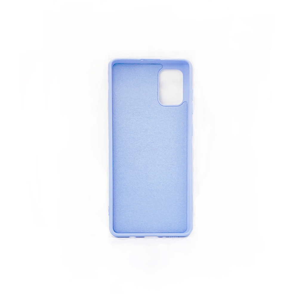 Protectores para celular  para Samsung  A71 Funda de tpu con felpa Lila