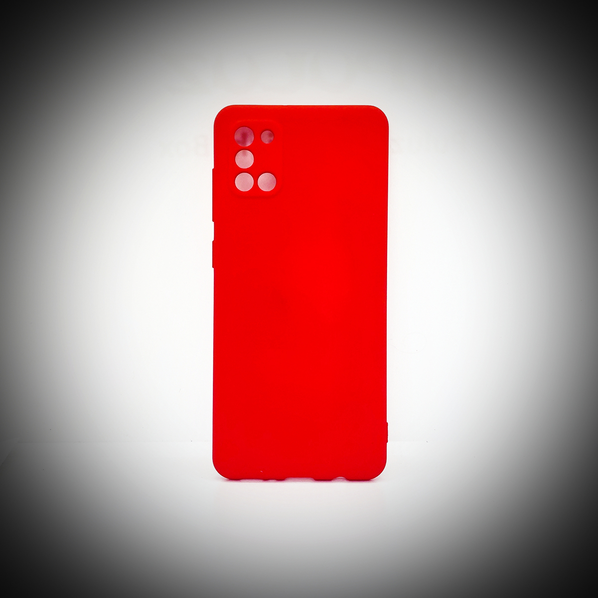Protectores para celular  para Samsung  A31 Funda de tpu con felpa Rojo