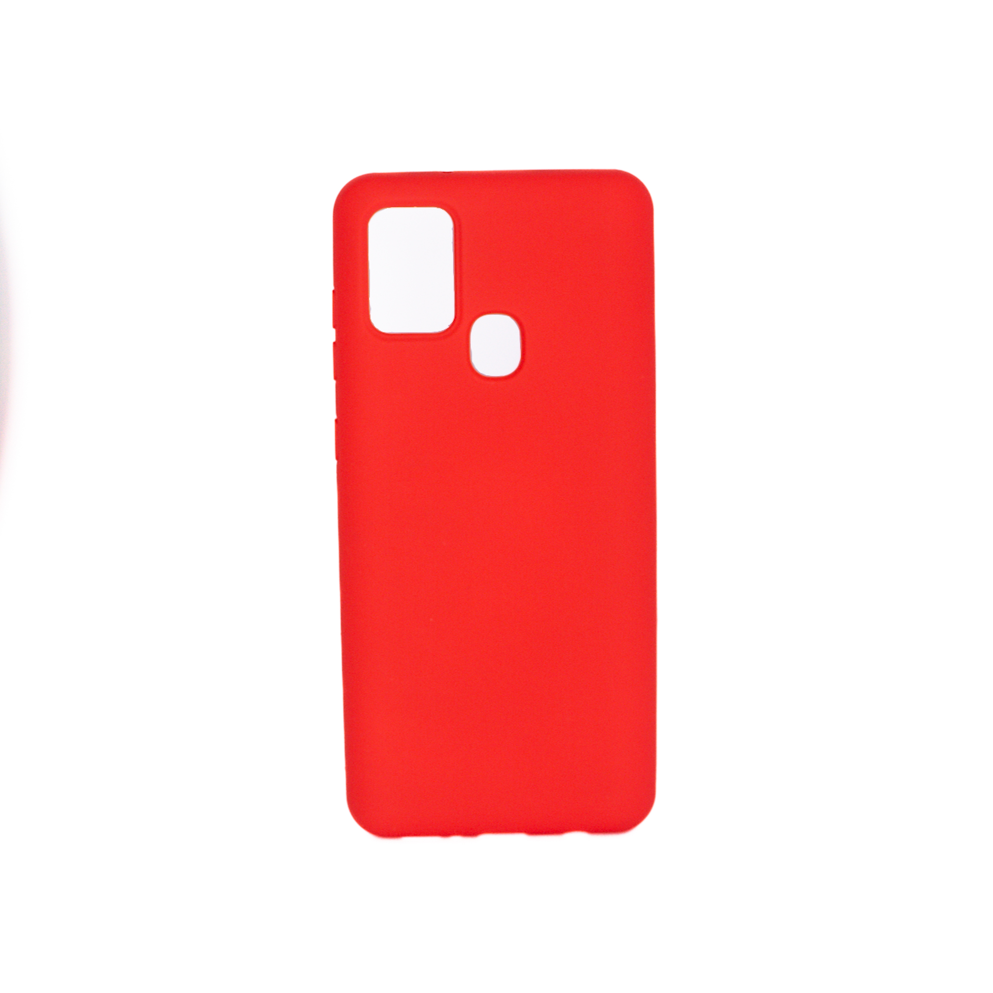 Protectores para celular  para Samsung  A21S Funda de silicona con felpa Rojo