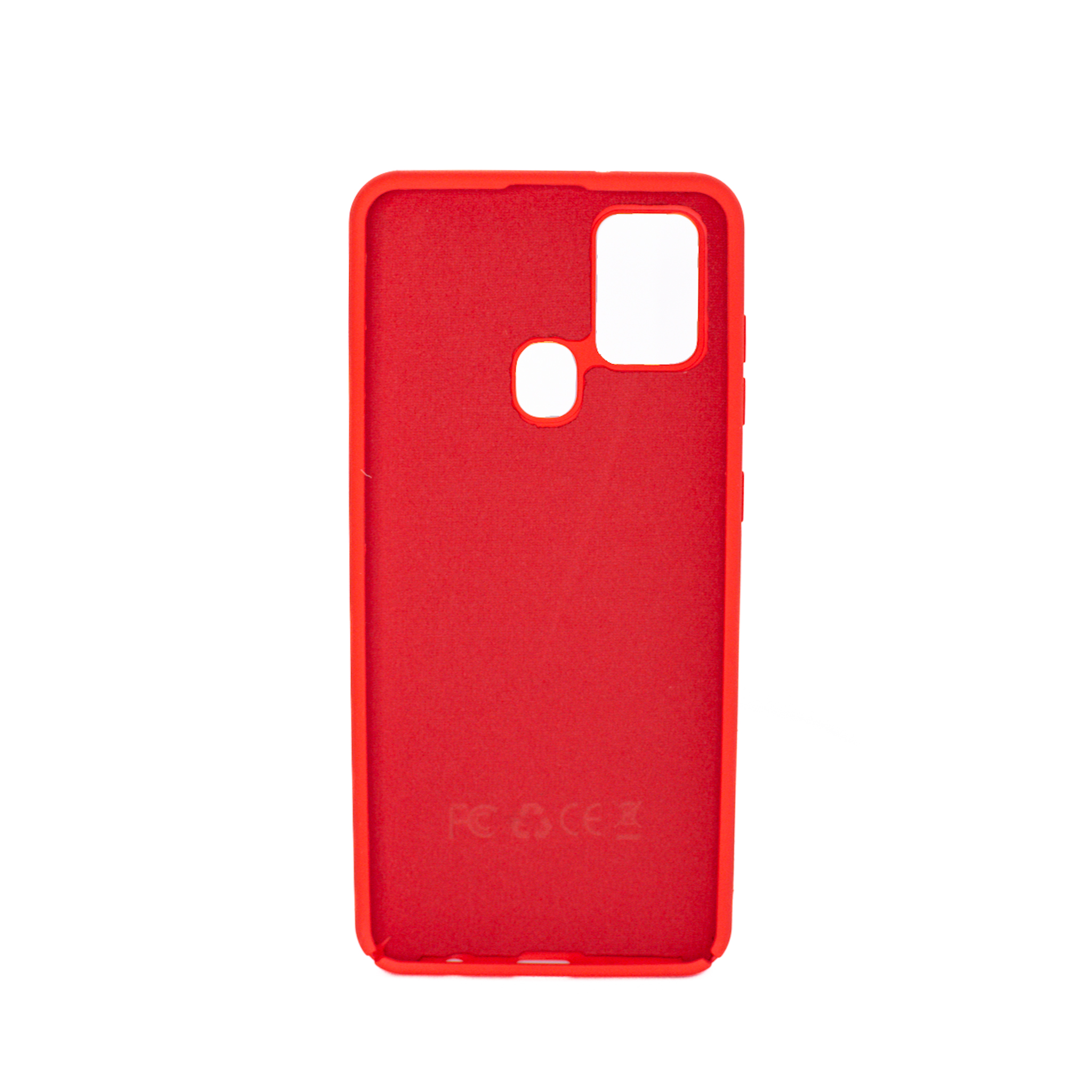 Protectores para celular  para Samsung  A21S Funda de silicona con felpa Rojo