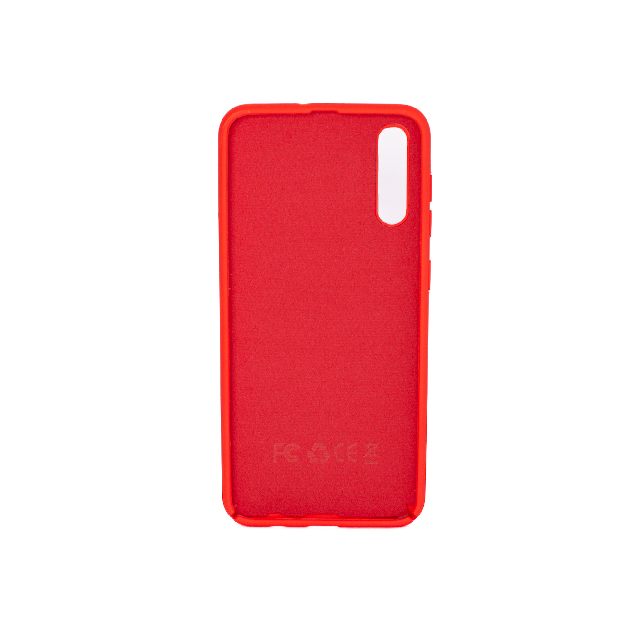 Protectores para celular  para Samsung  A30S / A50 Funda de silicona con felpa Rojo