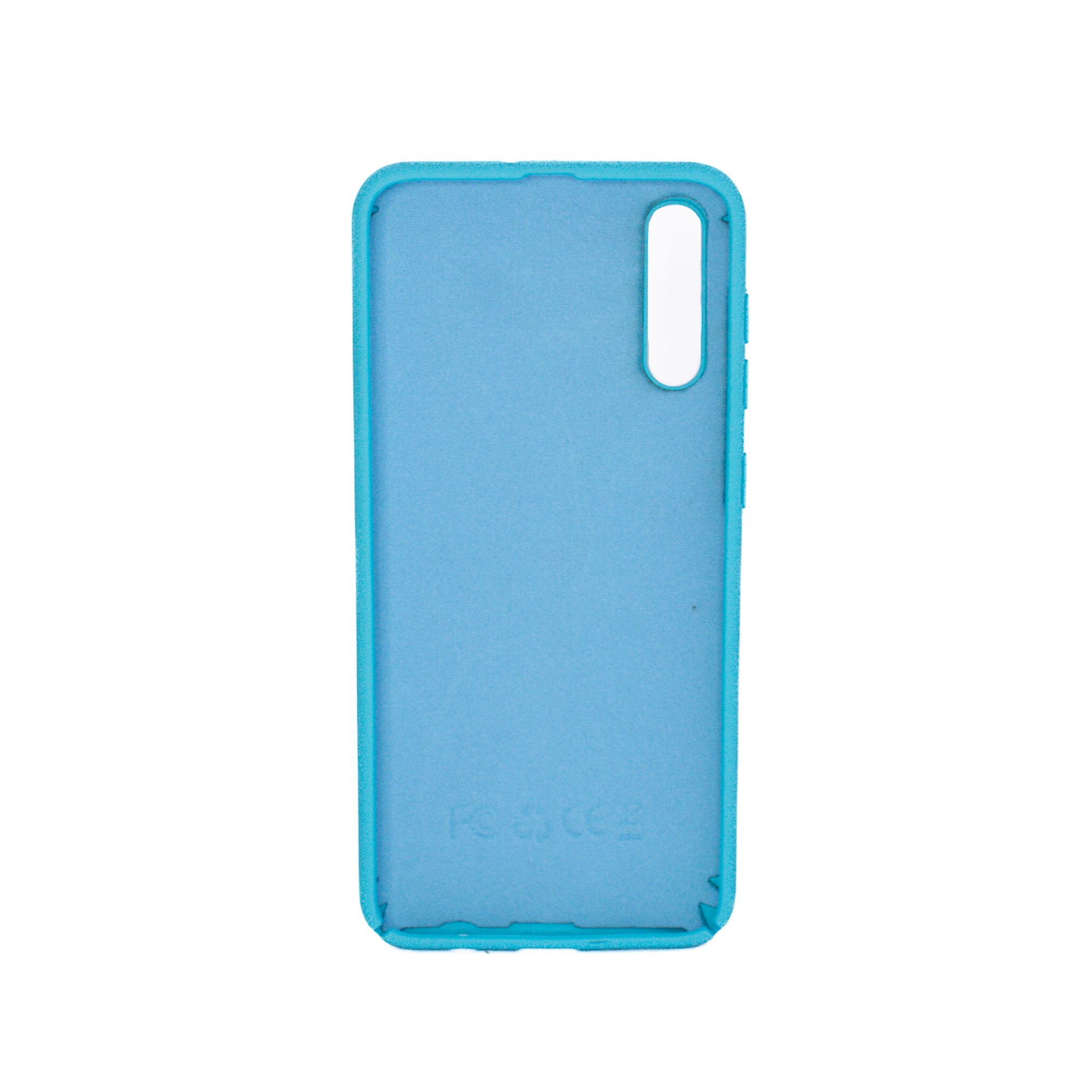 Protectores para celular  para Samsung  A30S / A50 Funda de silicona con felpa Celeste